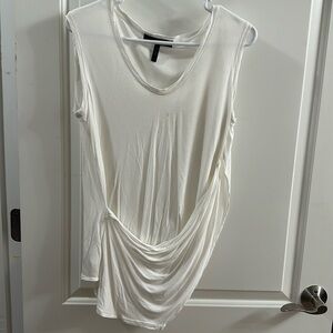 White BCBGMAXAZRIA top